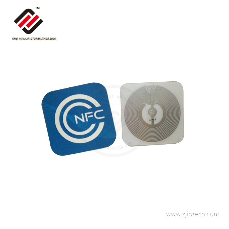 กระดาษพิมพ์ HF 13.56MHz NTAG213 NFC Sticker Label