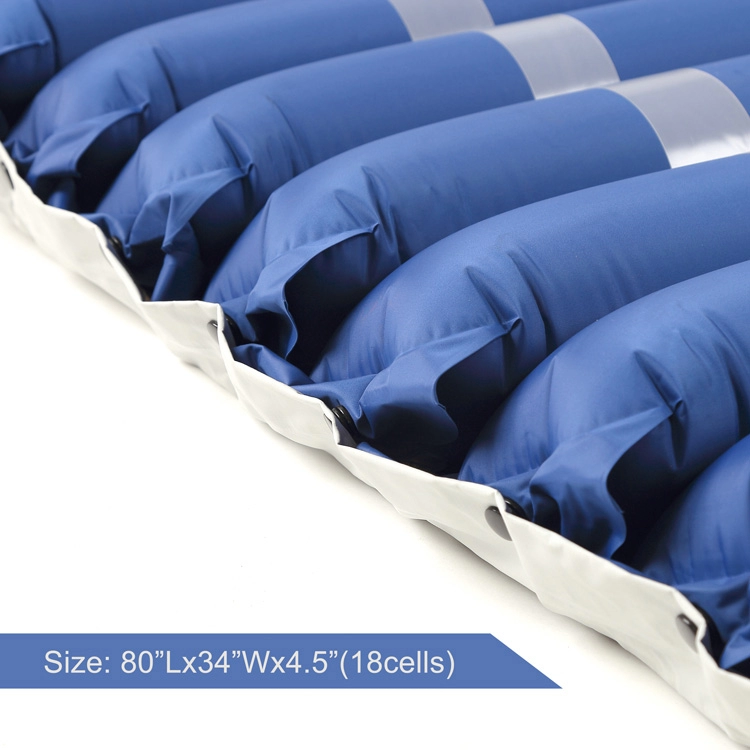 เตียงดูแลสุขภาพแบบกดสลับกัน ที่นอนลมป้องกันการเสื่อมพร้อมปั๊ม