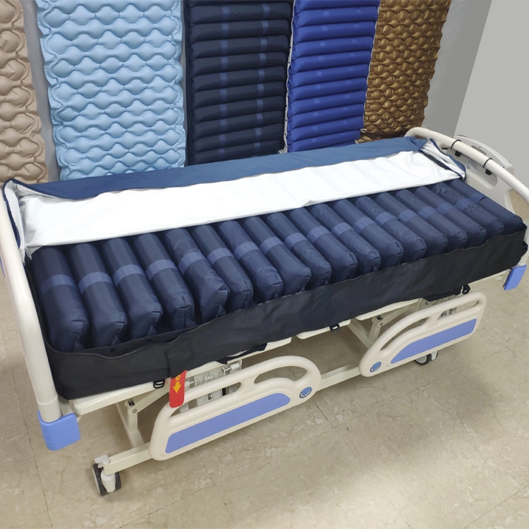 Tubular pu alternating pressure การดูแลสุขภาพ anti-bedsore ที่นอนเป่าลมสำหรับ icu bed
