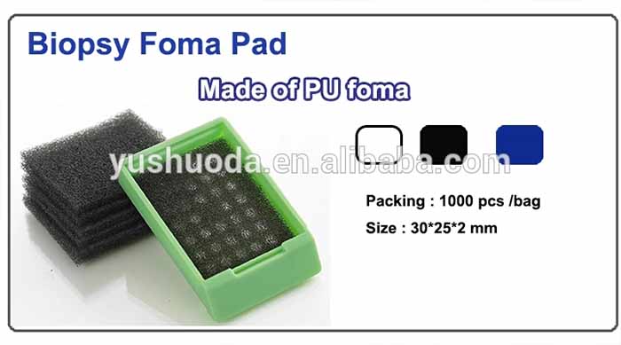 Polyester Biopsy Foam Pads