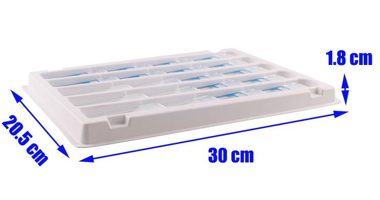 Microscope Plastic Slides Tray