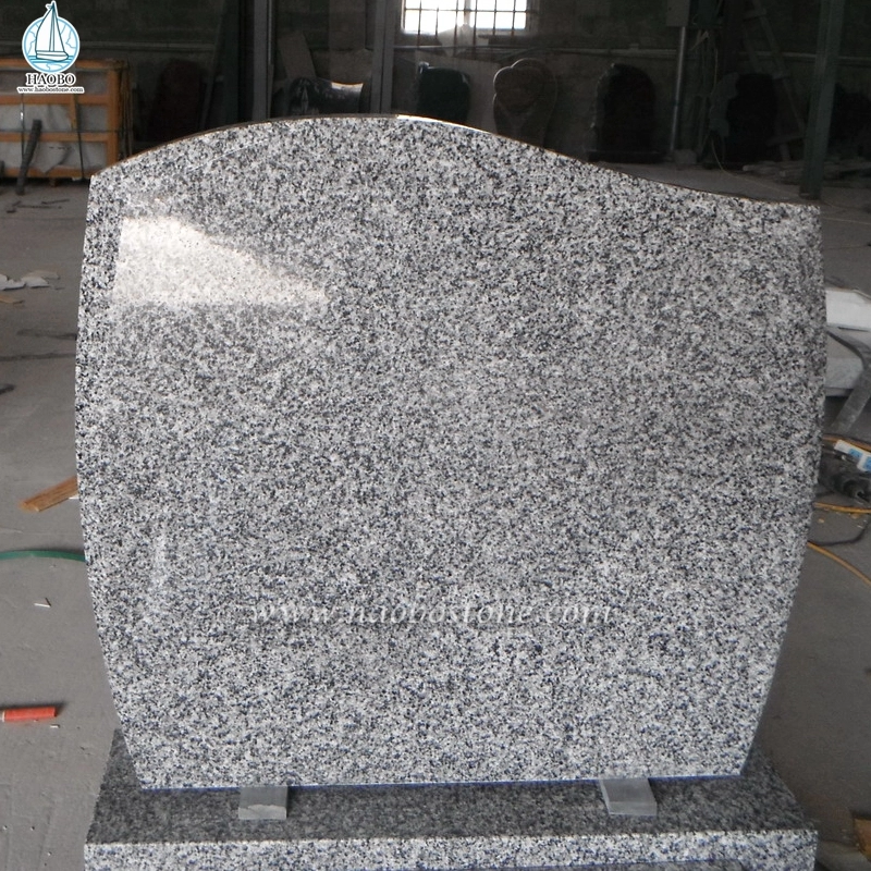 G655 หินแกรนิตสีเทาออกแบบเรียบง่ายหลุมฝังศพหลุมฝังศพ
