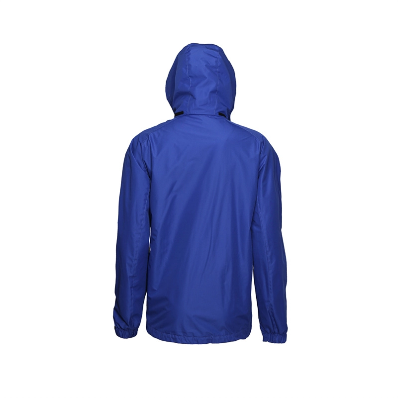 เสื้อแจ็คเก็ต Windstopper แบบมีฮู้ดสีน้ำเงินสำหรับผู้ชาย