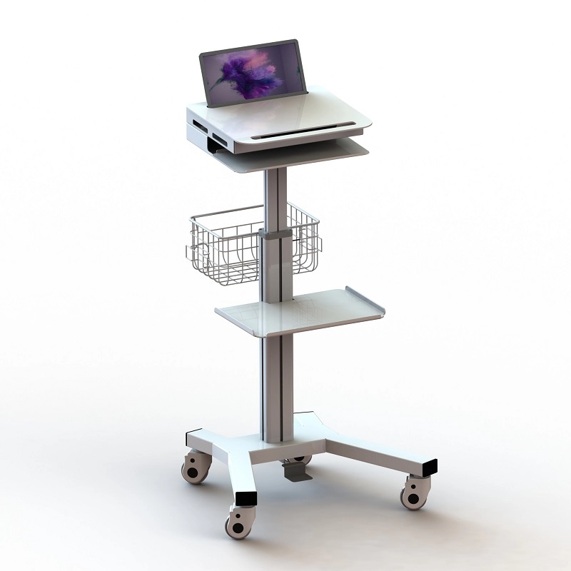Medical Mobile Tablet รถเข็นแล็ปท็อปแบบพกพา Workstation
