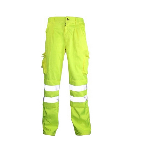 กางเกงทำงาน Hi Vis สะท้อนแสงกันน้ำสำหรับผู้ชาย