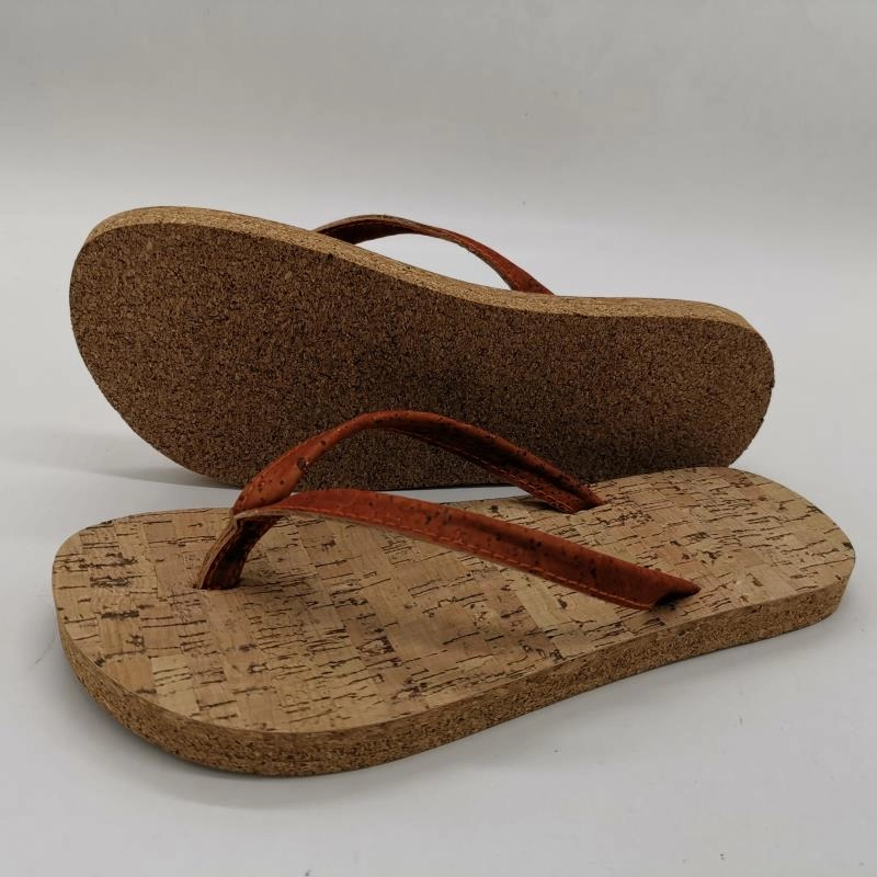 Beach Cork sole รองเท้าแตะ ECO-friendly Thong Sandal Mens