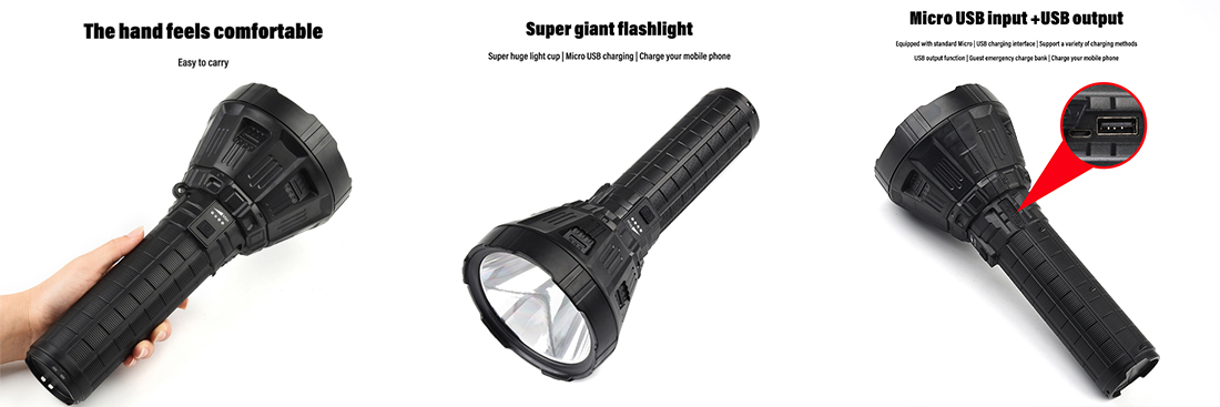 The Farthest Lighting Distance Led Flashlight