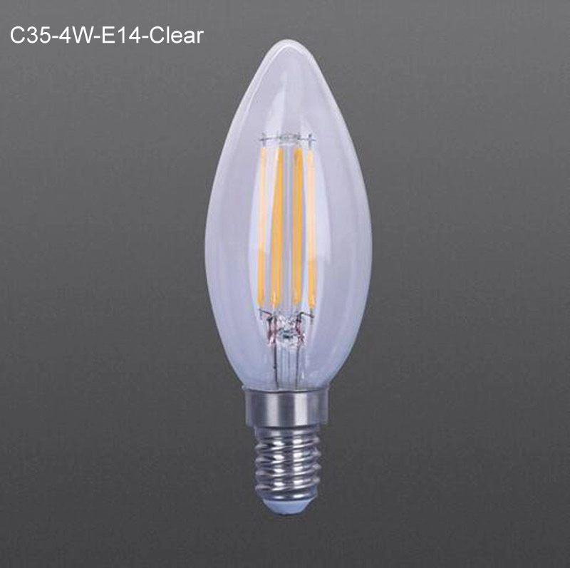 ประหยัดพลังงาน หลอดไส้ LED ใส C35