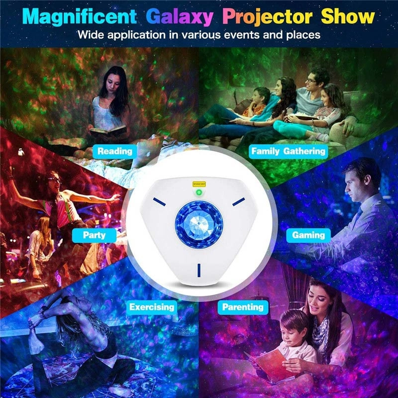 สมาร์ทไลท์เซนเซอร์ควบคุม Starry Projector Light