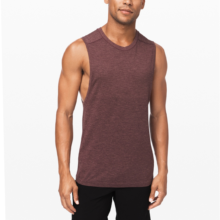 Fitted crew-neck tank