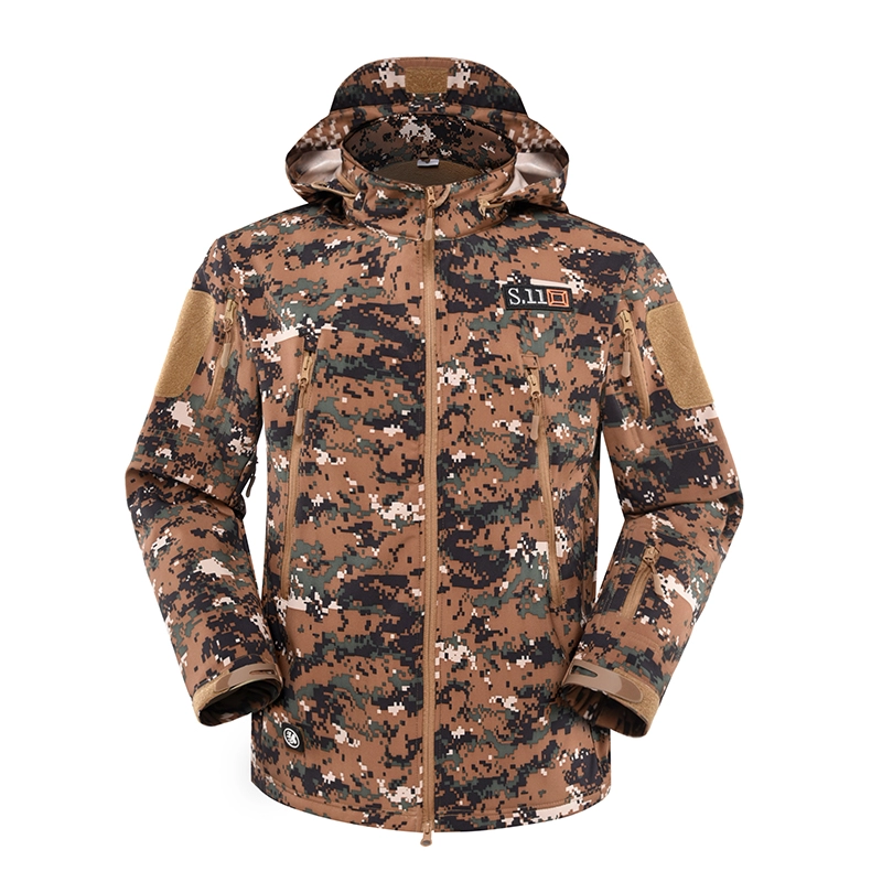 เสื้อแจ็คเก็ตกันหนาวลายพรางทหารหลายแบบสำหรับฝึกซ้อม