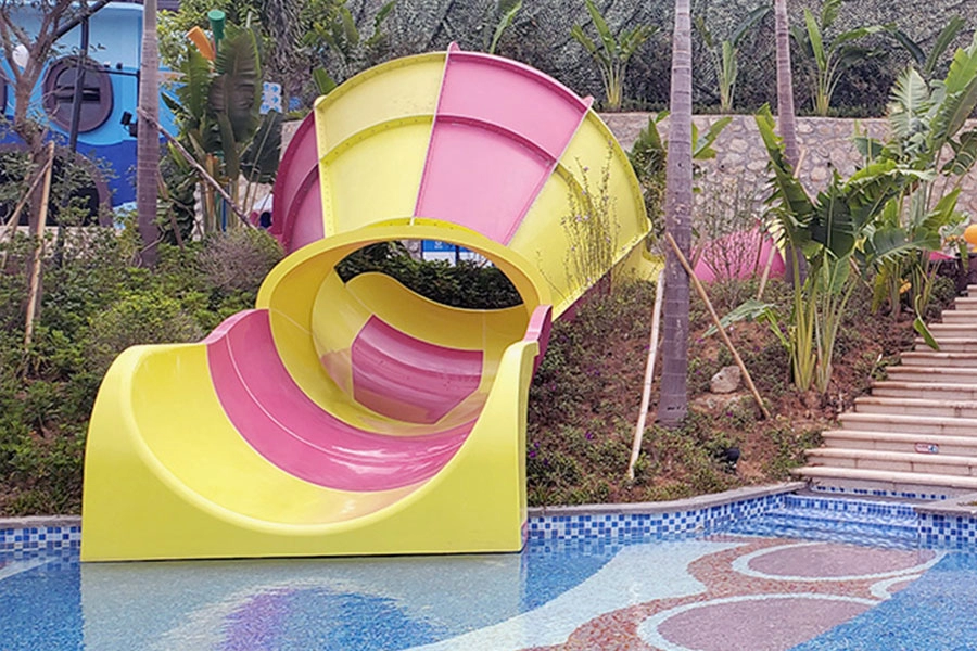 อุปกรณ์สวนน้ำสำหรับเด็ก สไลด์สระว่ายน้ำ บ้าน Kids Water Park Slide