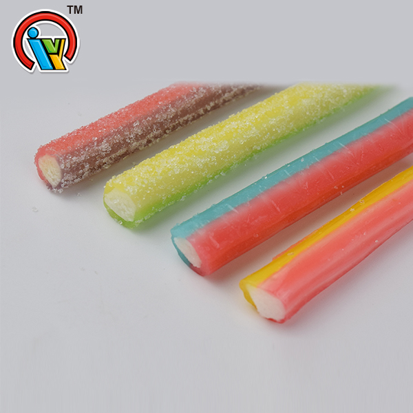 fruity gummy candy stick