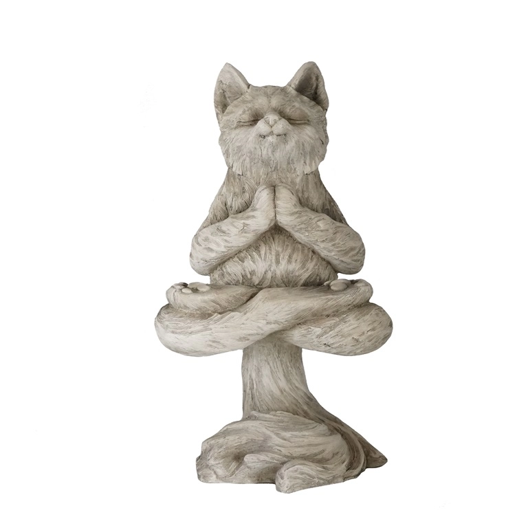 ลอยโยคะแมว MGO Garden Figurine