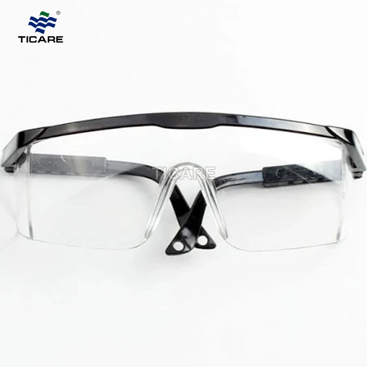 แว่นตาป้องกันดวงตา PC แว่นตานิรภัยอุตสาหกรรม