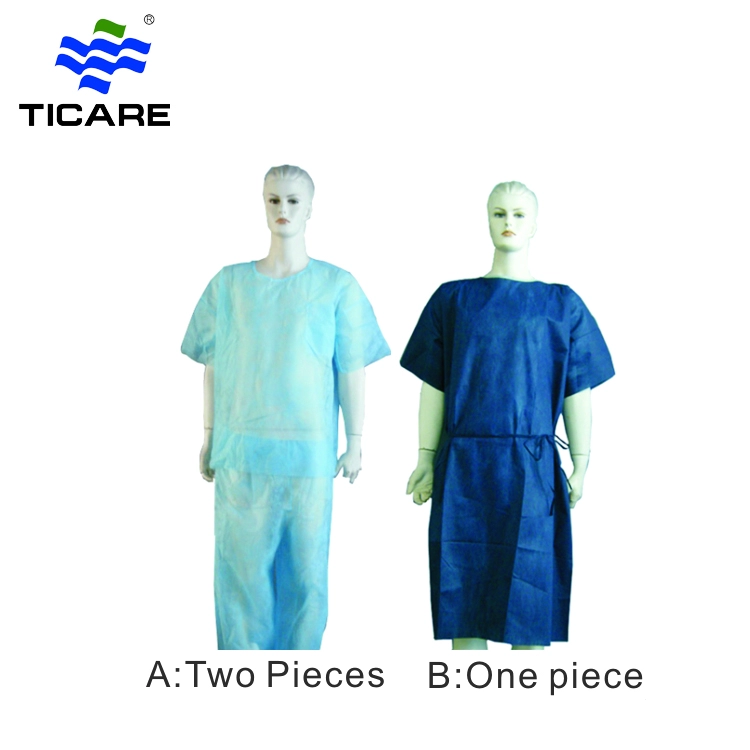 ชุดตรวจ PP Isolation ของโรงพยาบาล ผู้ป่วย Medical Disposable Exam gown