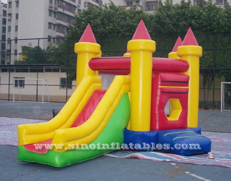 เด็กโกหกพองสีสันสดใสพร้อมสไลด์ลดราคาจาก Sino Inflatable