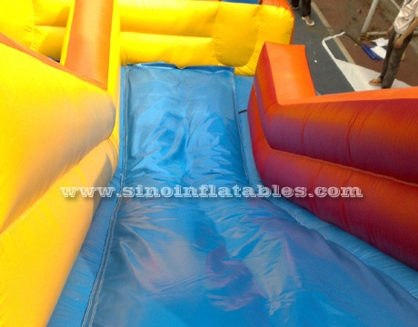 สไลด์ตัวตลกเป่าลมสนามหลังบ้านสูง 6 เมตร ตามมาตรฐาน EN14960 จาก Sino Inflatables