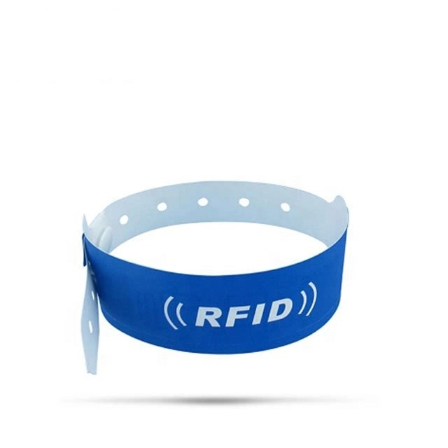 ทิ้ง uhf H3 nfc PP ผ้ากระดาษพิมพ์สายรัดข้อมือ RFID สำหรับการระบุทางการแพทย์