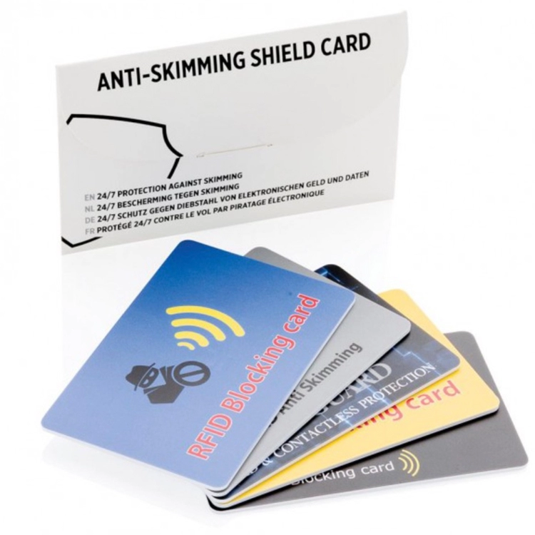 สัญญาณ RFID Blocking Card Anti Skimming RFID ตัวป้องกันบัตรเครดิต