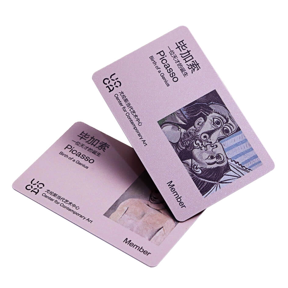 สมาชิก RFID พลาสติกเยี่ยมชมบัตรจำหน่ายตั๋วสำหรับพิพิธภัณฑ์