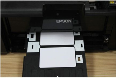 อิงค์เจ็ท PVC พิมพ์บัตรสมาร์ทการ์ดติดต่อ IC สำหรับ EPSON