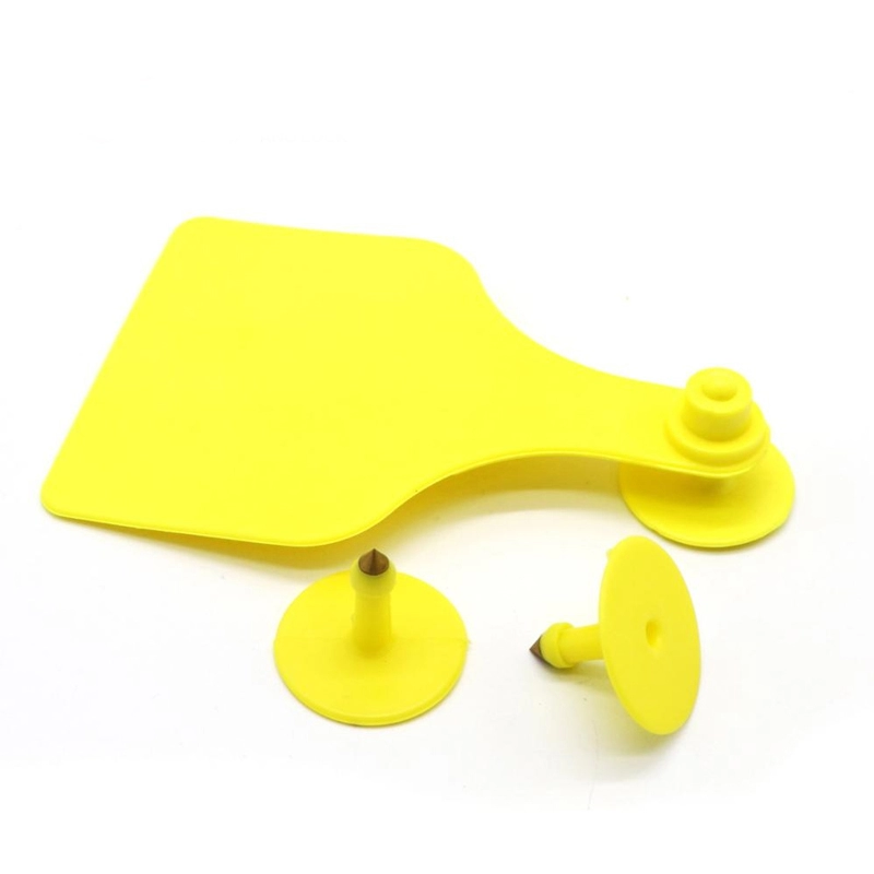 การติดตามการระบุสีเหลืองความปลอดภัยสูงแท็กหูสัตว์ RFID