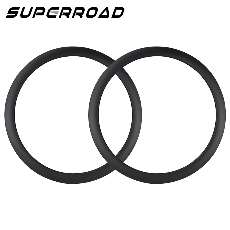 Superroad 45mm Offset Carbon Rims สำหรับจักรยานกรวด