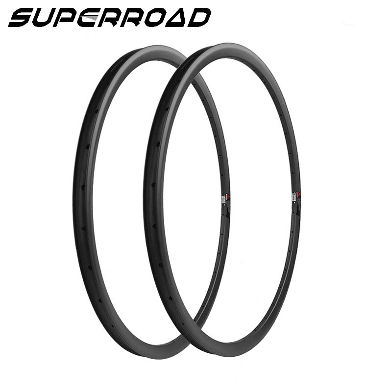 Light 27.5 MTB ขอบ 650C Superroad Mountain Bike Rims 27.5er ขอบคาร์บอน Toray XC 24 มม.* 23.5 มม.