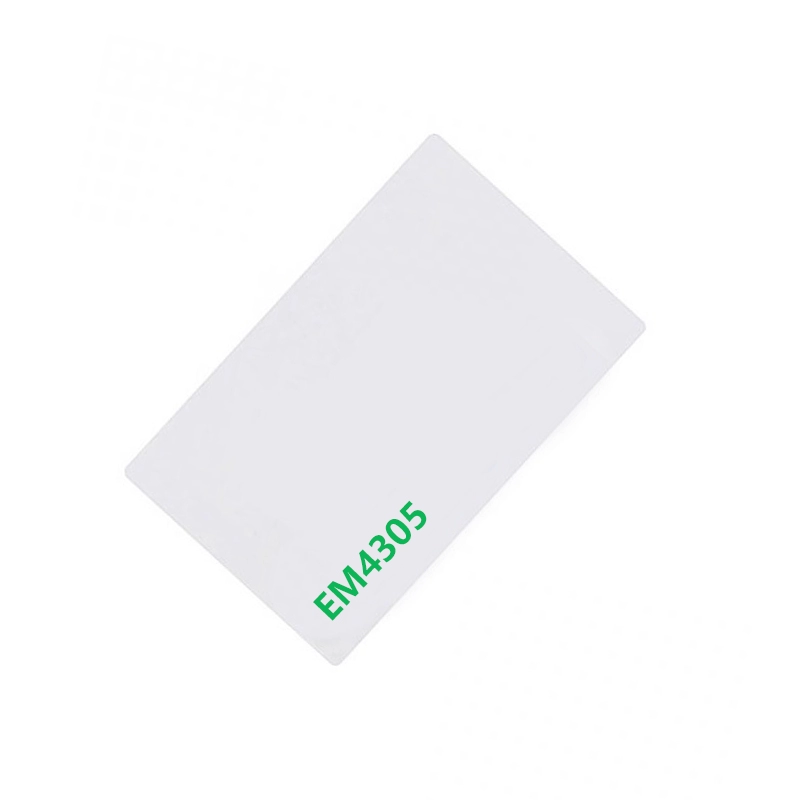 การ์ดชิป RFID สีขาวเปล่า 125KHz EM4305