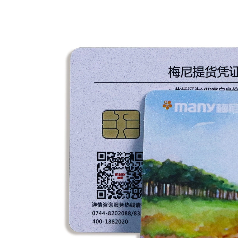 บัตรสมาร์ทการ์ดแบบสัมผัสพลาสติก PVC FM4442/ISSI4442 ส่วนบุคคล