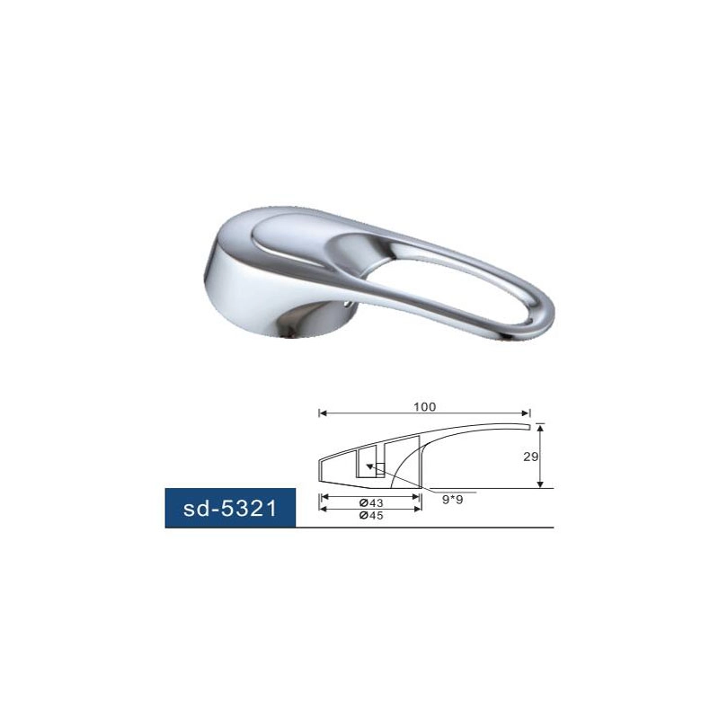Faucet Single Lever Handle สำหรับตลับขนาด 35 มม. ใช้สำหรับห้องน้ำหรืออ่างล้างจานหรืออ่าง
