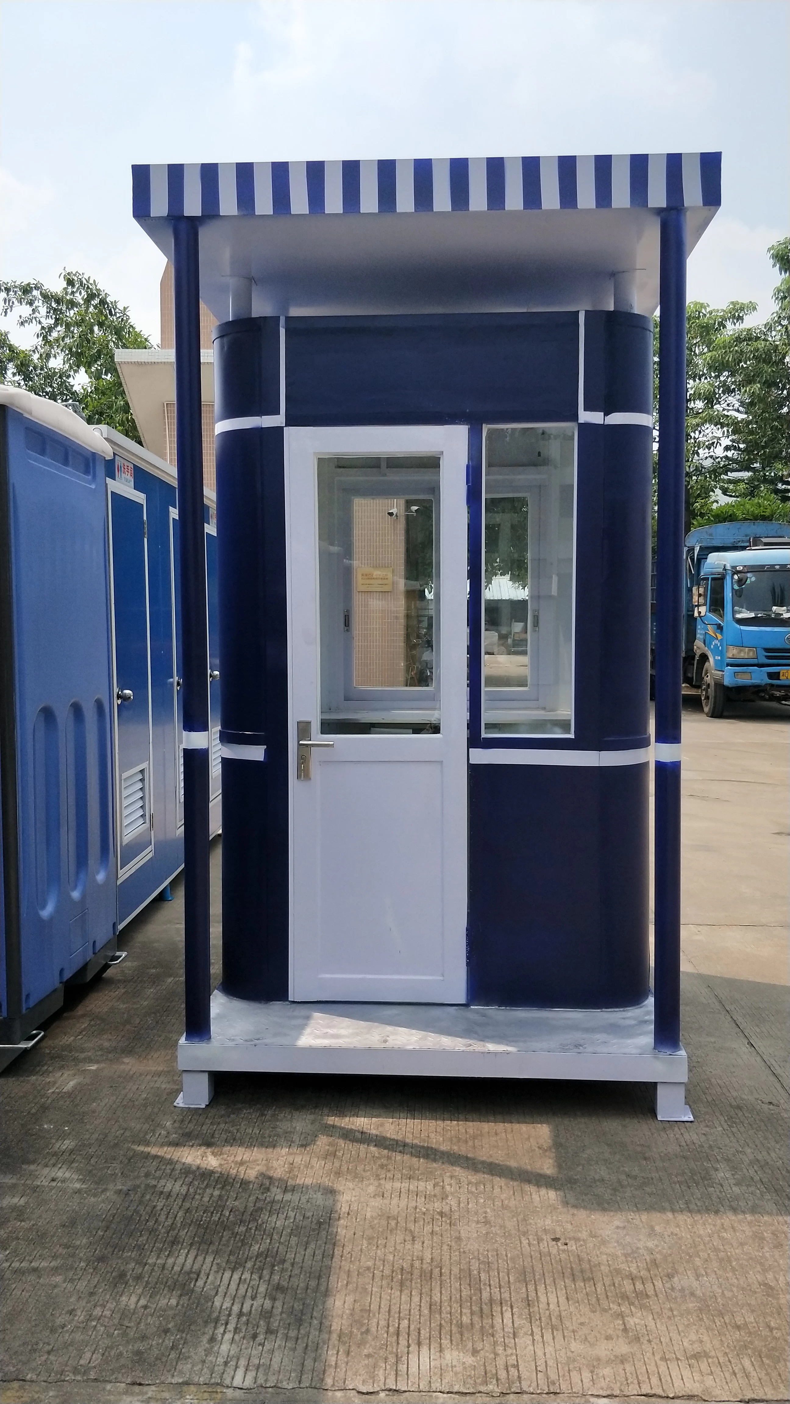 ราคาโรงงานราคาถูก Modern Prefab Sentry Box Kiosk Guard House