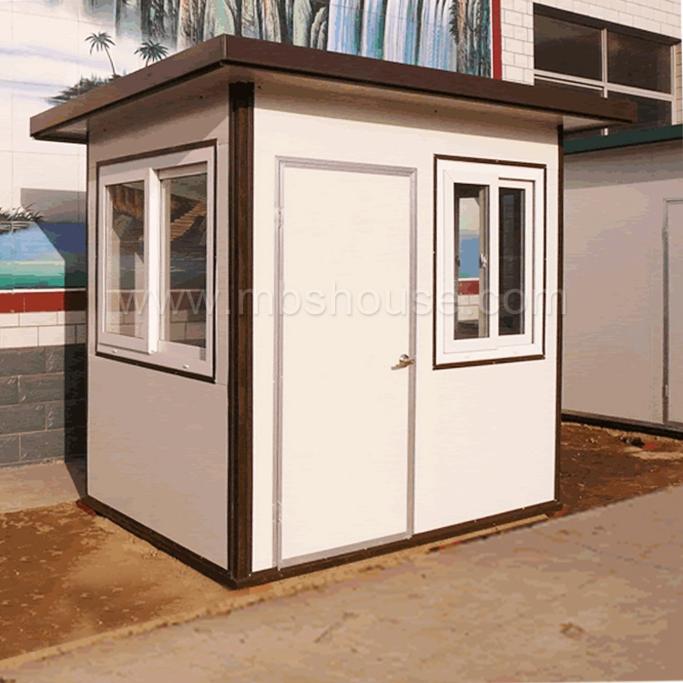 ราคาโรงงานราคาถูก Modern Prefab Sentry Box Kiosk Guard House