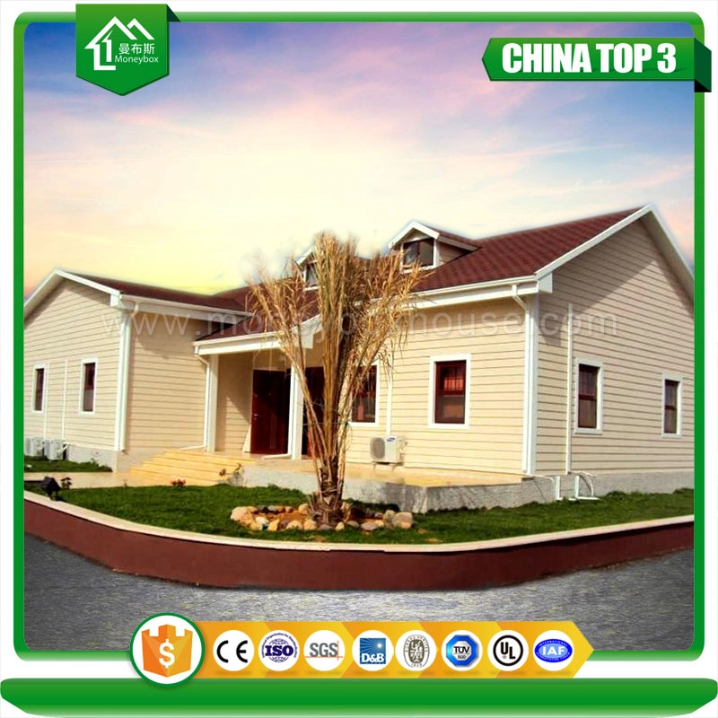 โครงสร้างเหล็กจีนบ้านสำเร็จรูปวิลล่าที่มีต้นทุนต่ำ