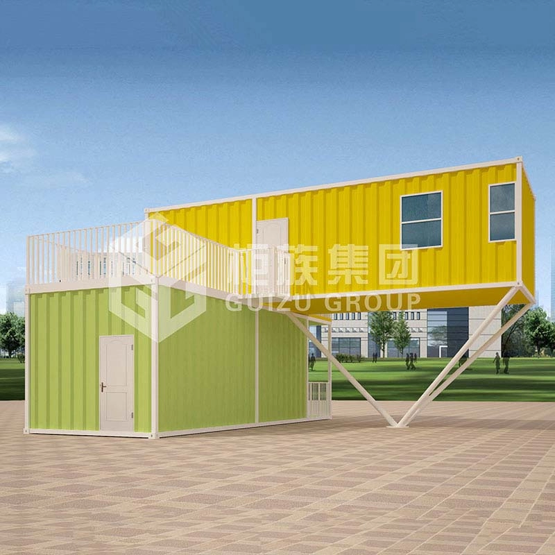 ผู้ผลิตจีน Duplex Container ดัดแปลงบ้านสำเร็จรูปสำหรับอยู่อาศัยด้วยเหล็ก