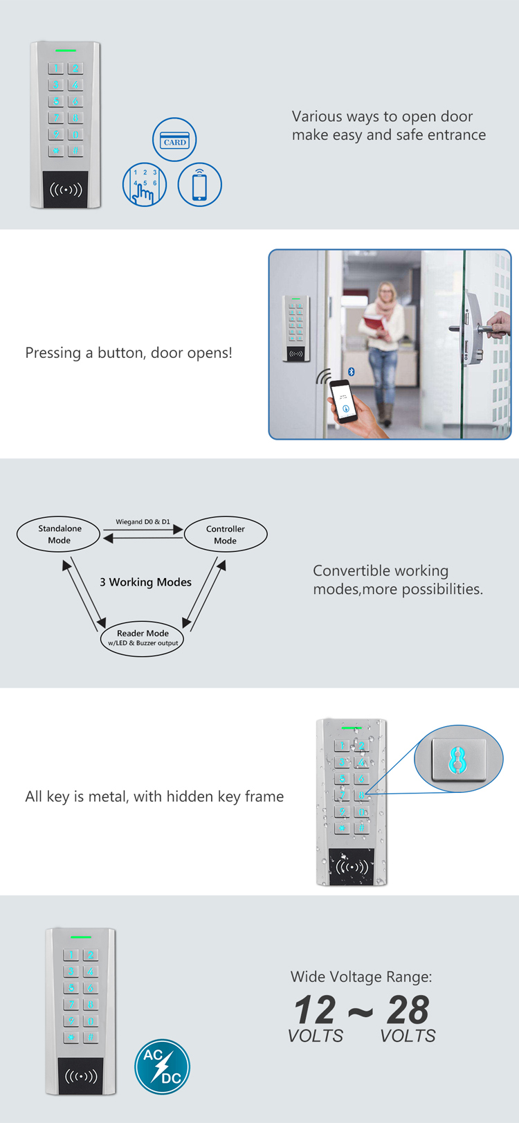 การควบคุมการเข้าถึงโลหะด้วย Bluetooth