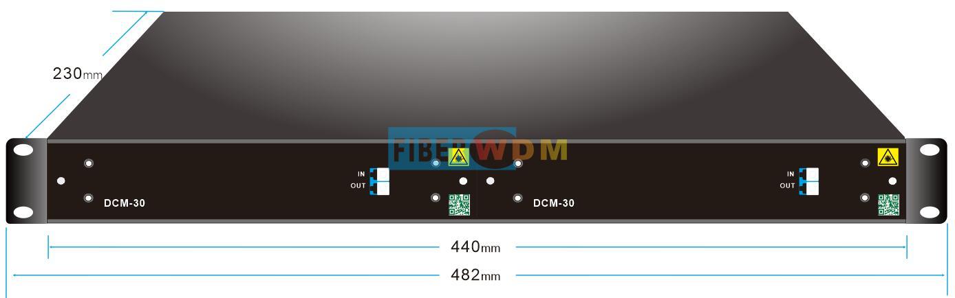 ชั้นวาง 1U แบบ 2 ช่อง รองรับปลั๊กในโมดูล DCM 2 ตัว