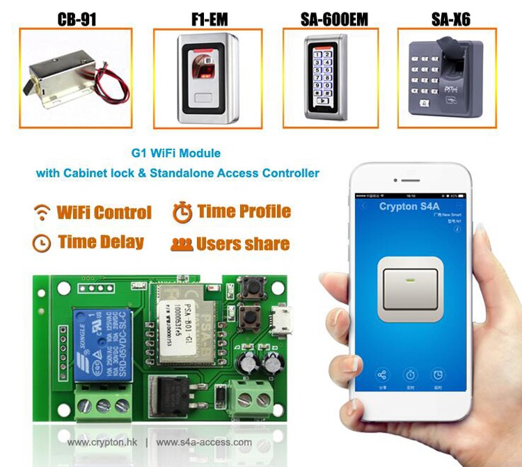 โมดูลควบคุมการเข้าถึง WIFI พร้อมการหน่วงเวลา