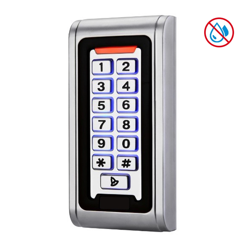 ระบบควบคุมการเข้าออกประตู เครื่องอ่านบัตร RFID ตัวควบคุมเครื่องปุ่มกดรหัสผ่าน