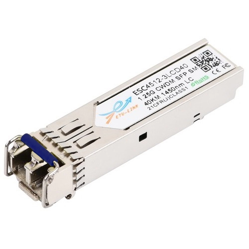 1.25G CWDM SFP 40KM LC ตัวรับส่งสัญญาณแสง