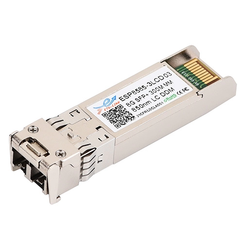 8G SFP+ SR 850nm 300M LC ตัวรับส่งสัญญาณแสง